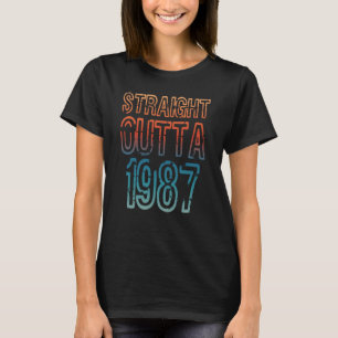 Rakt utfall 1987 t shirt