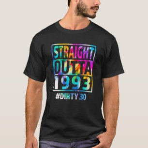 Rakt utfall 1993 Smutet trettio 30års födelsedag T Shirt