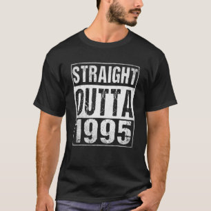Rakt utfall 1995 28:e födelsedagen 28 år gammal t shirt