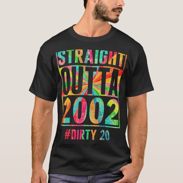Rakt utfall 2002 Smutet 220:e födelsedagen T Shirt (Framsida)