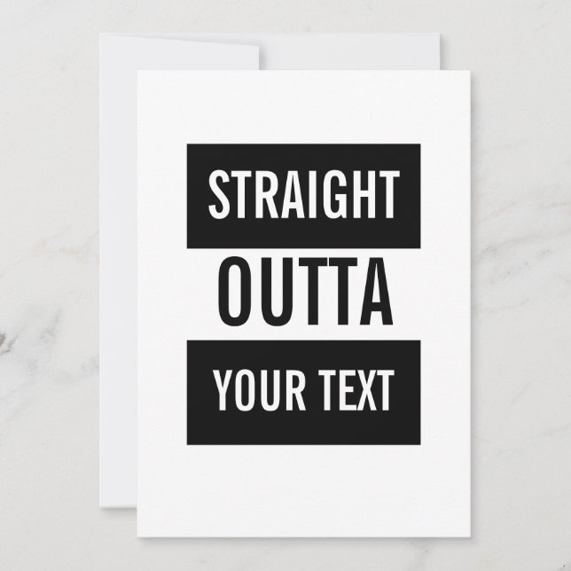 Rakt utfall... julkort (Framsida)