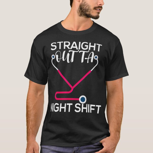 Rakt utfall - nattskifthölje _2 t shirt (Framsida)