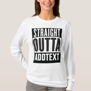 Rakt utkast lägg till text t shirt
