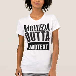 Rakt utkast lägg till text t shirt