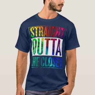 Rakt utkast till stängning av HBT Gay pride T-Shir T Shirt