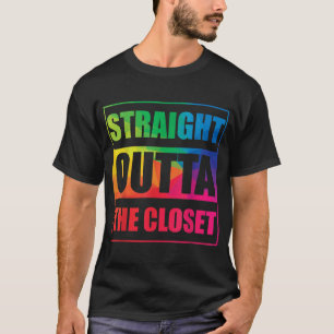 Rakt utkast till stängning av HBT-personer T Shirt