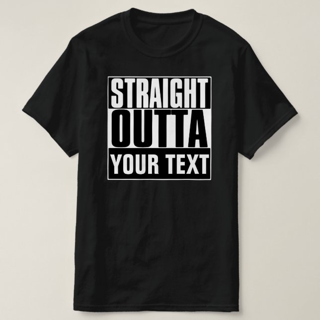 RAKT UTTA TEXTEN T-SHIRT (Design framsida)