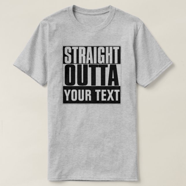 RAKT UTTA TEXTEN T-SHIRT (Design framsida)