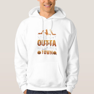 Raktt Ur Halloween Town Häx Månad Fladdermöss Pump Hoodie