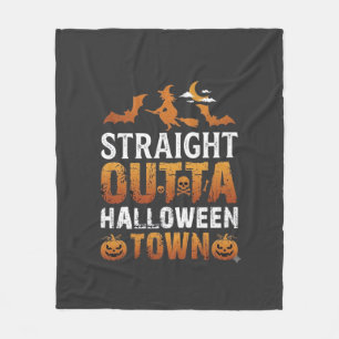 Raktt Ur Halloween Town Häxa Mån Bat Pump Fleecefilt