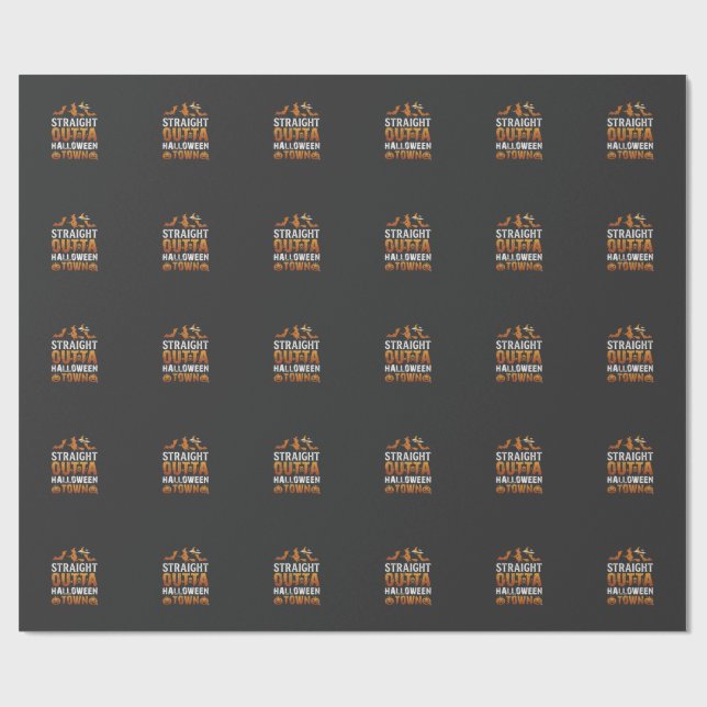 Raktt Ur Halloween Town Häxdemon Fladdermöss Pump Presentpapper (Platt)