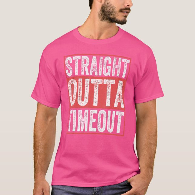Raktt Ut Ur Time Out Spädbarn Småbarn Barn  T Shirt (Framsida)
