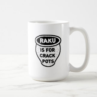Raku är för sprickakrukapotter kaffemugg