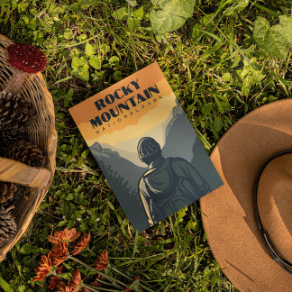 Raky Mountain nationalparksresor Vykort