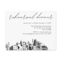 Raleigh Bröllop Elegant Rehearsal Dinner