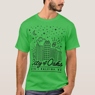 Raleigh City of Oaks Merchandise T Shirt