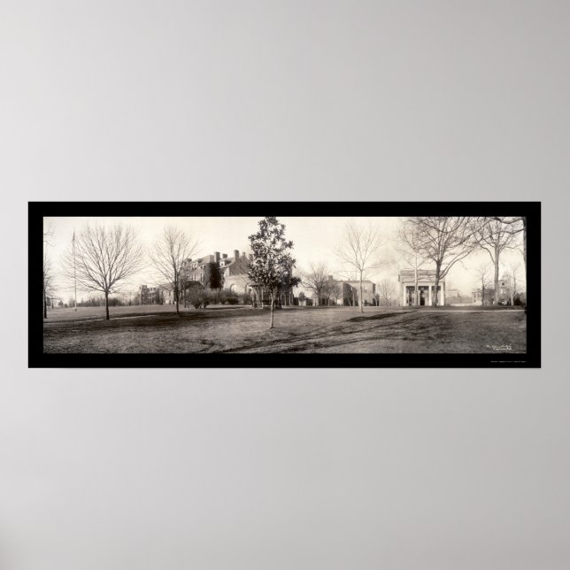 Raleigh, NC College Photo 1909 Poster (Framsidan)
