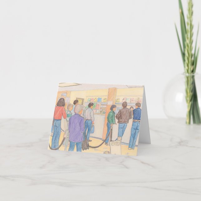 Raleigh NC - Hudson Belk Gift Wrap Counter Kort (Framsida)