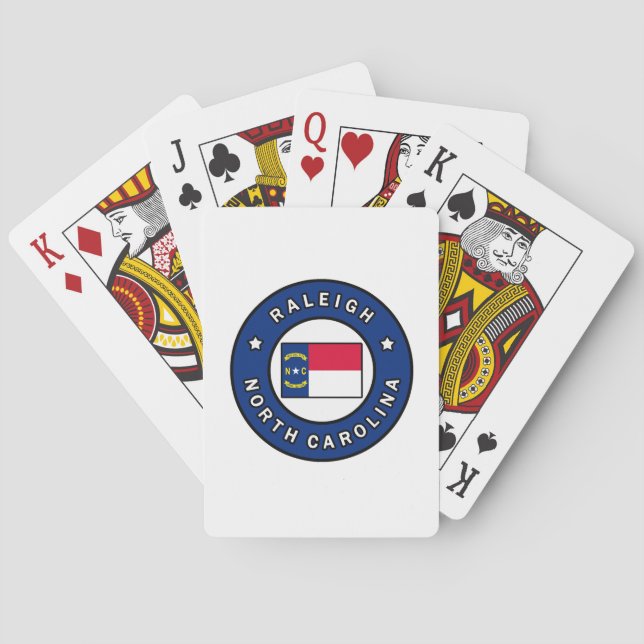 Raleigh North Carolina Casinokort (Baksidan)