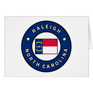 Raleigh North Carolina Hälsningskort