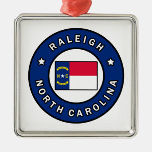 Raleigh North Carolina Julgransprydnad Metall