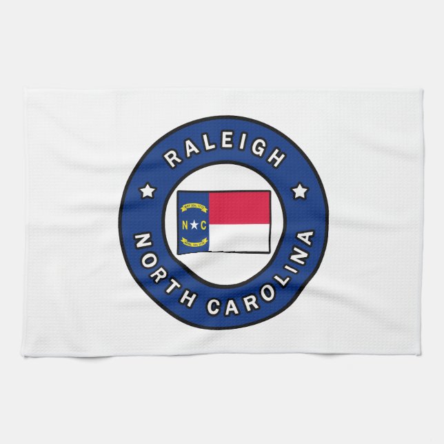 Raleigh North Carolina Kökshandduk (Horisontell)