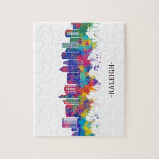 Raleigh North Carolina Skyline Pussel
