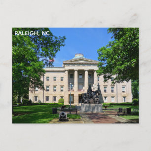 Raleigh North Carolina State Huvudstad Travel Phot Vykort