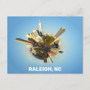 Raleigh North Carolina Unique City Skyline Photo Vykort