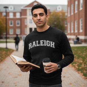 RALEIGH Universitetsstilsvärmare Amerika College Lång Ärmad Tröja