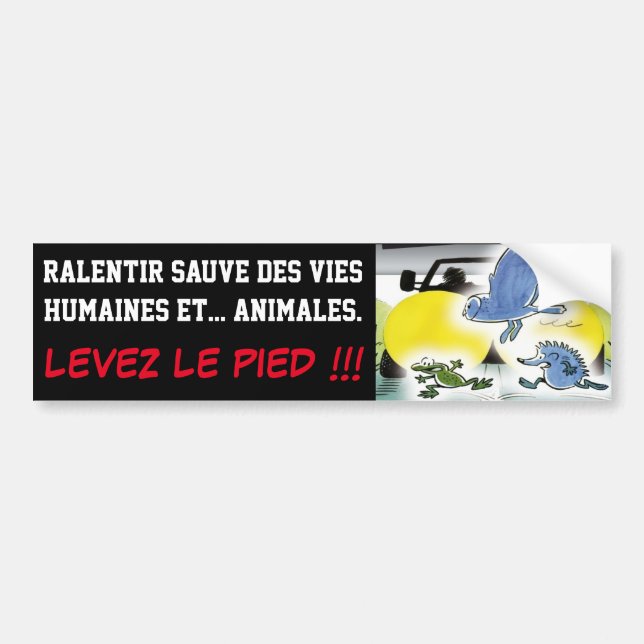 RALENTIR SAUVE DES VIES HUMAINES ET ANIMALES BILDEKAL (Framsidan)