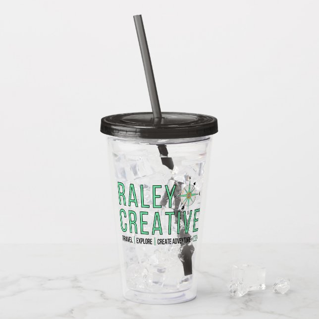 Raley Kreativ Acrylic Tumbler Take Away Mugg (Framsida Ice)