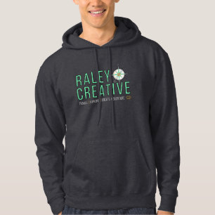 Raley Kreativ Mörk Grått Hoodie