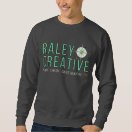 Raley Kreativ Mörk Grått Sweatshirt