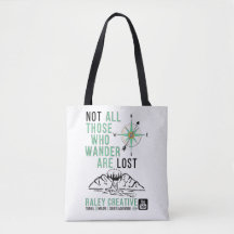 Raley Kreativ "Not Borttappad" Tote