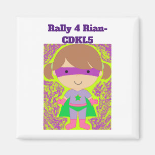 Rally 4 Rian Gear to Support CDKL5 Awareness Måna Magnet