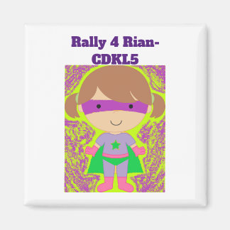Rally 4 Rian Gear to Support CDKL5 Awareness Månad Magnet