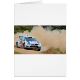 Rally Car Hälsningskort