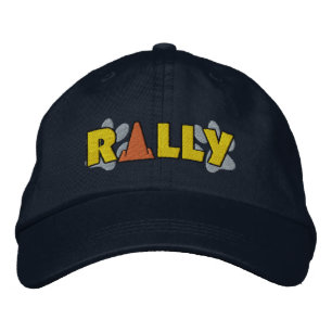 Rally Cone Broderad Keps