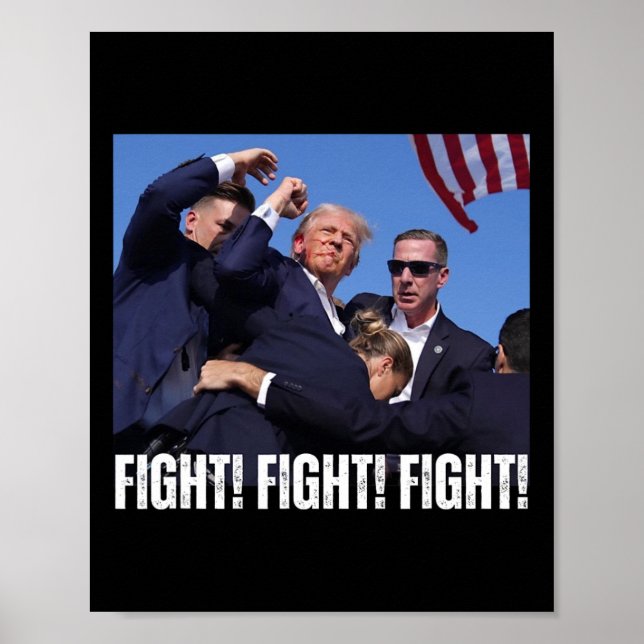 Rally Fight the - trump Rally Fight! Kämpa! Kämpa! Poster (Framsidan)