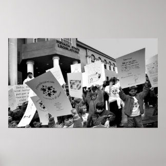 Rally för de hemlösa poster