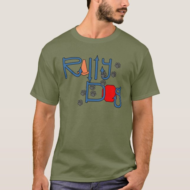 Rally Hund T Shirt (Framsida)