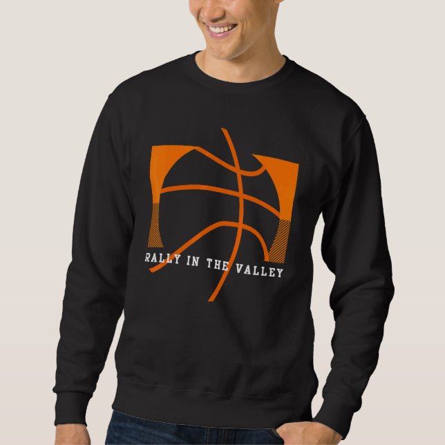 Rally in Valley Phoenix Basketball Arizona Lång Ärmad Tröja (Framsida)