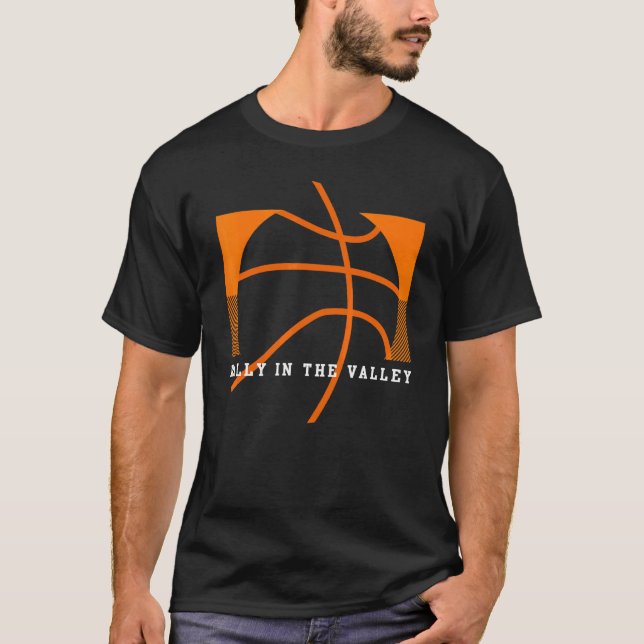 Rally in Valley Phoenix Basketball Arizona T Shirt (Framsida)