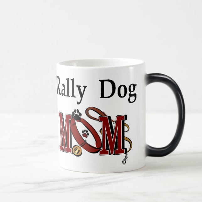 Rally Obedience Hund Mamma Gifts Magisk Mugg (Höger)