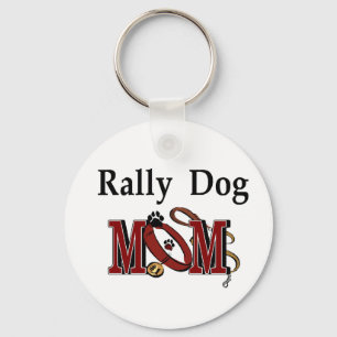 Rally Obedience Hund Mamma Gifts Nyckelring