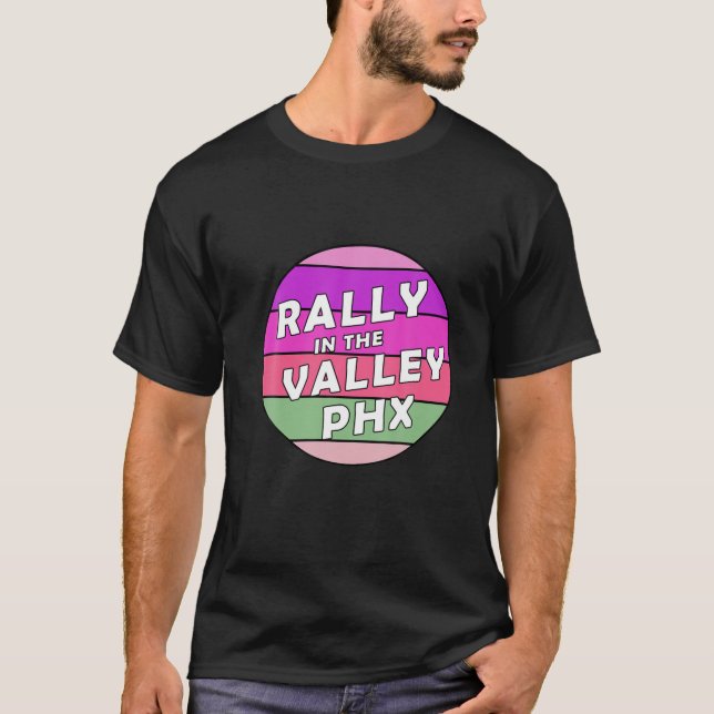 Rally på Valley Basketball Fläkt T Shirt (Framsida)