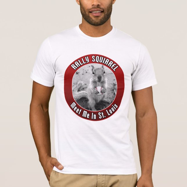 Rally Squirrel - Möt mig i Louis Tee (Framsida)