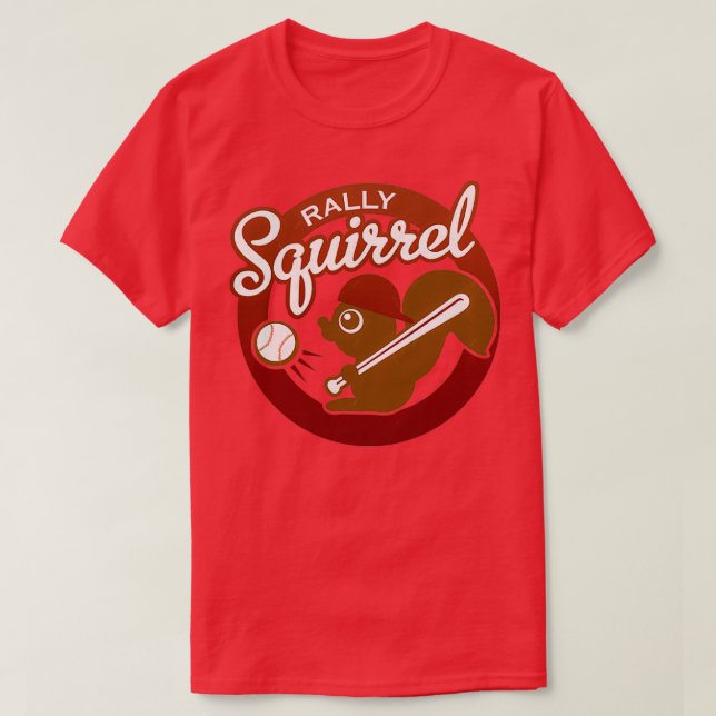 Rally Squirrel T Shirt (Design framsida)