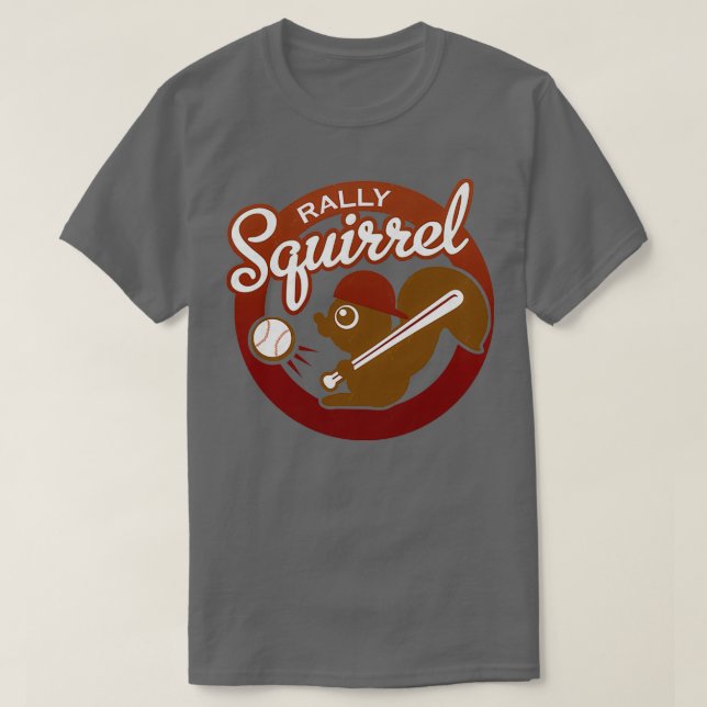 Rally Squirrel T Shirt (Design framsida)